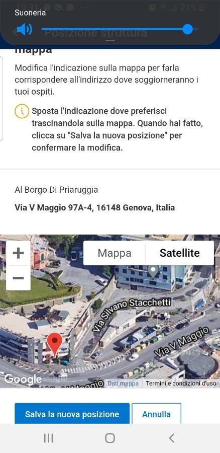 Al Borgo Di Priaruggia Villa Genoa Luaran gambar